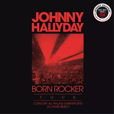 Johnny Hallyday Born Rocker Tour: Concert Au Palais Omnisports De Paris  (Vinyl) • $54.34