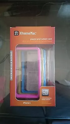 XTREME MAC PROTECTION CASE IPHONE 4/4S Black Pink Green Blue  4 COLORS ONE BOX! • $6.64