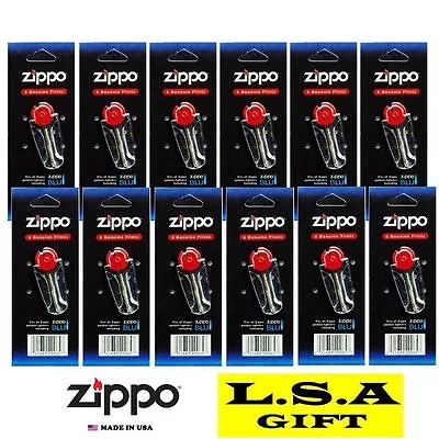 Zippo Lighter Flint Replacement Pack Of 12 Value Packs (72 X Flints) • $25.21