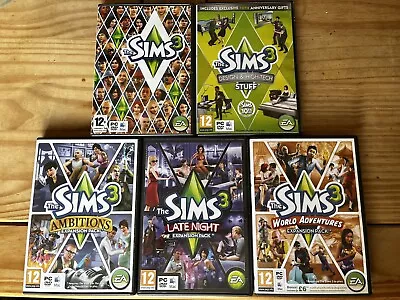 £6.99 • Buy The Sims 3 Bundle For PC Mac: Base + Generations + Ambitions + World Adventures