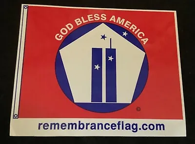 Memorial Sticker 9/11 NEVER FORGET 9-11 Decal World Trade Center-New • $9.89