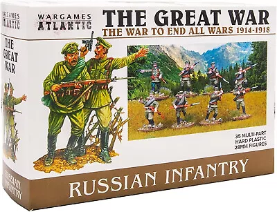 Wargames Atlantic: The Great War - Russian Infantry (35 Figures) • $29.75