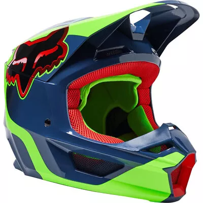 NEW Fox V1 Venz Dark Indigo MIPS Dirt Bike Helmet • $199