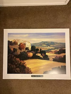 Max Hayslette Art Lithograph Saint Paul De Vence Grande Image 2001 Print • $95