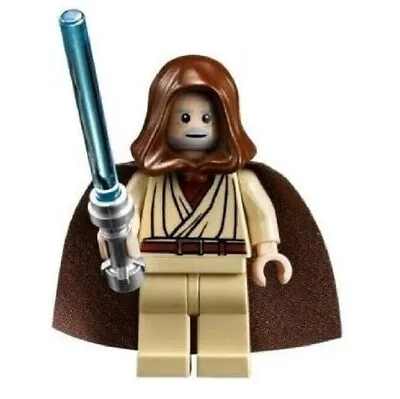 LEGO Star Wars Obi-Wan Kenobi Minifigure (sw0336) Hood & Hair Plus Light Saber • $42.74