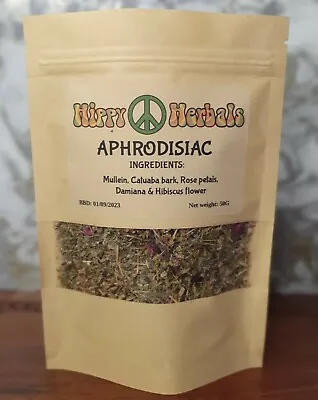 Hippy Herbals 🌿 APHRODISIAC Natural Herbal Mix ☘ Herbal Natural Premium Blend • £8.99