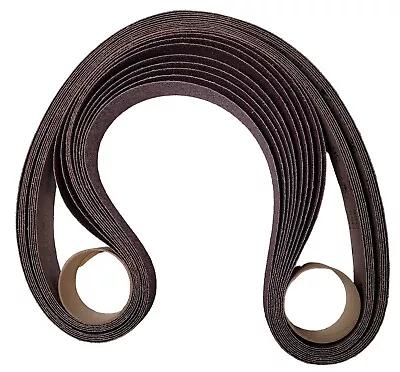 3M SANDING BELT Aluminum Oxide Cloth 341D 2in X 72in 36 Grit X-Weight Qty 10 • $44.81