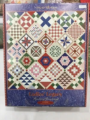 MODA Ladies Legacy Quilt Kit By Barbara Brackman 77  X 77  • $189.99