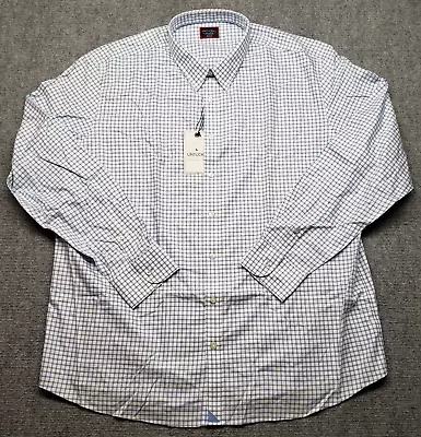 UNTUCKit Delaney WF Shirt Mens 3XLT Tall Reg Fit Multicolor Check Button Up New • $33.24