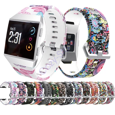 $16.47 • Buy Fadeless Pattern Printed Floral  Bands Replacement Band For Fitbit Ionic