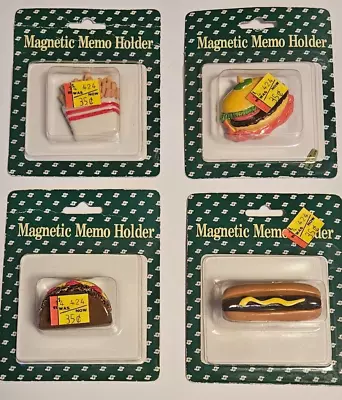 Vintage Retro Fast Food Snack Magnets And Farm Baskets Eggs And Fruit LOT 8 • $16