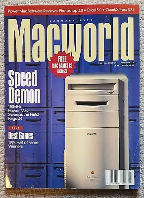 MACWORLD Magazine  January 1995 Vintage Newsstand Edition • $5.90