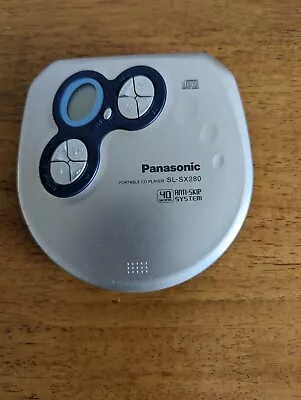 Panasonic Portable CD Player SL-SX280 Silver Working Condition  • £19.99