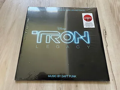 Tron Legacy Soundtrack Blue/Clear Vinyl Daft Punk Disney Target 2 LP NEW SEALED • $34.98