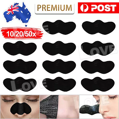 $5.95 • Buy 10-50PCS Blackhead Remover Nose Face Mask Strips Black Head Pore Acne Clean Mask