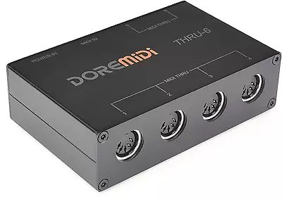 MIDI Thru 6 Box USB MIDI Interface 1-In 6-Out MIDI Thru Box MIDI Splitter • $84.12