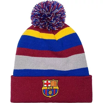 Barcelona Barca Soccer Football Club Official Licensed Beanie 100% Acrylic • $14.99