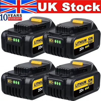 For DeWalt DCB182 18v Lithium Battery Pack 8.0Ah 18 Volt DCB184 DCB200 DCB183 • £76.98