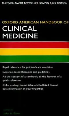 $47.43 • Buy Oxford American Handbook Of Clinical Medicine Book And PDA Bundle (Oxford Americ