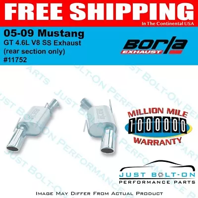 Borla 05-09 Mustang GT 4.6L V8 SS Exhaust (rear Section Only) • $805.99