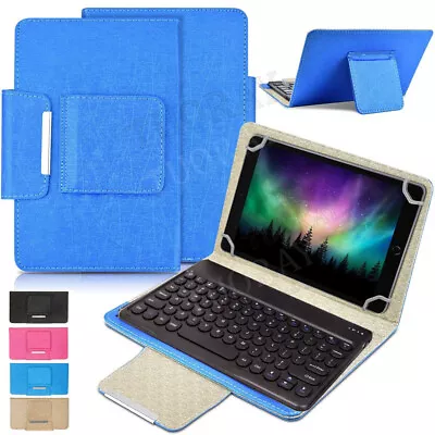 For 9.7-11 Inch IOS Android Tablets Universal Bluetooth Keyboard Case With Mouse • $7.51