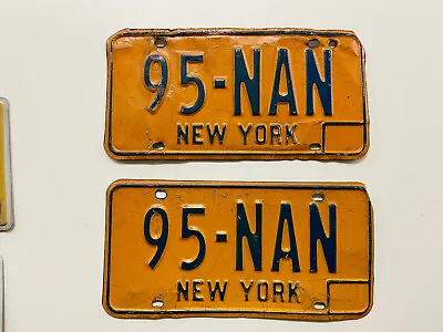 Vintage New York State License Plates 95-nan  • $18