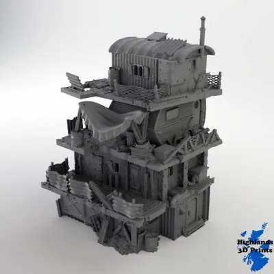 Slum Stacks Scatter Terrain Tabletop Gaming DnD 3DPrint 32/28/20/15/10 • £28.04