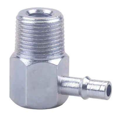 $12.49 • Buy Intake Manifold Vacuum Water Pump 90° Adapter Fitting 3/8  NPT To 1/4  Barb Kit