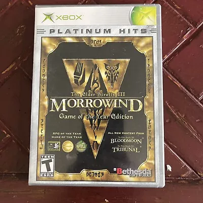 Elder Scrolls III: Morrowind -- Game Of The Year Edition (Microsoft Xbox 2003) • $12.95