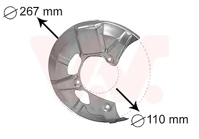 VAN WEZEL 5830372 Splash Panel Brake Disc For Audi • $16.64