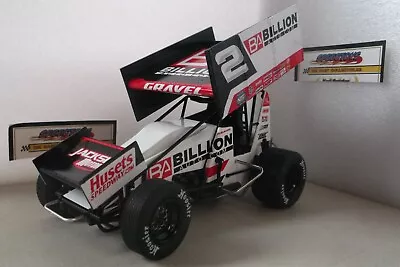 2023 David Gravel Ba Billion Auto Husets Speedway 1:18 Sprint Car Acme A1823013 • $300