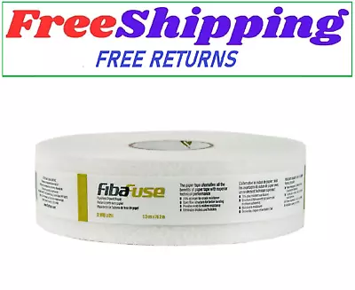 FibaFuse 2-1/16 In In. X 250 Ft. White Paperless Drywall Joint Tape • $9.99