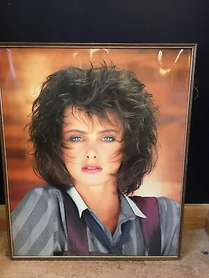 £25 • Buy Large Original VINTAGE 1980 1990 PHOTO POSTER HAIRDRESSERS Hair Salon REtro