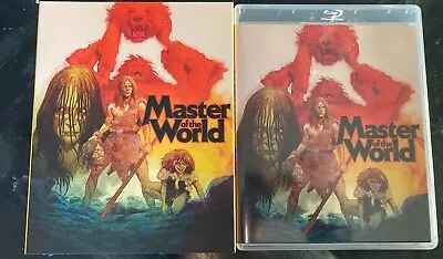 Master Of The World 1983 Blu-ray Vinegar Syndrome  Slipcover • $18