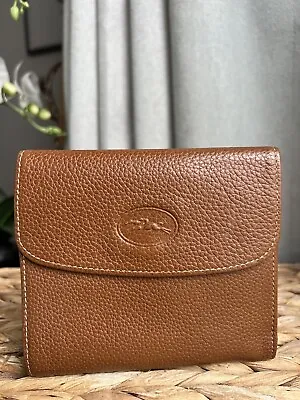 Longchamp Tan Leather Wallet Purse • £45