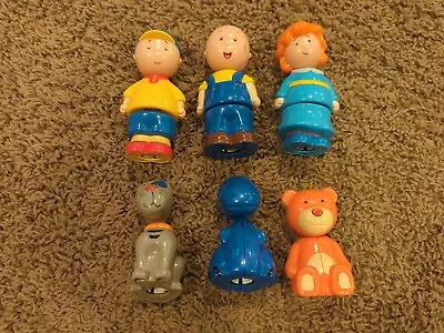 Caillou Figure In Tubes Rexy Rosie Caillou Teddy Lot • $19.99