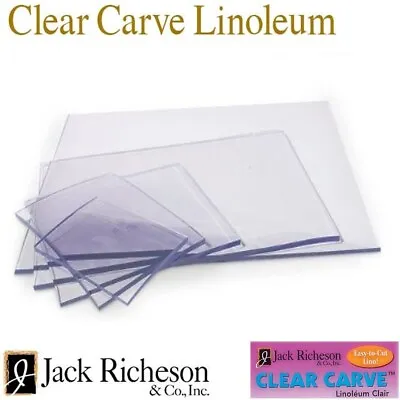 Clear Lino Block Printing Plate Linoleum Carving Tile Art Print Making Stamping • £12.34