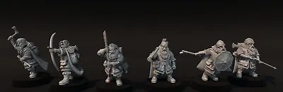£11.99 • Buy Dwarf Rangers Miniatures Set - 28mm Scale For LoTR, Warhammer, And More!