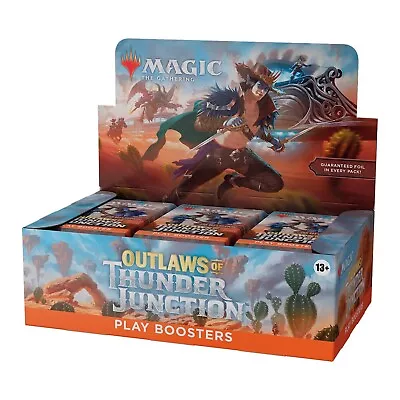 **Sealed Outlaws Of Thunder Junction Play Booster Box** Magic MTG OTJ Kid Icarus • $127.25