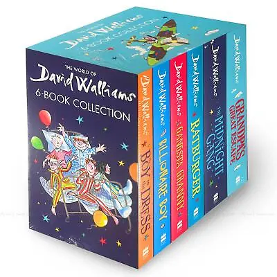 The World Of David Walliams Best Box Set Ever Children Kids Collection 6 Books • £22.99