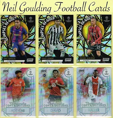 Topps Champions League 2021-22 ☆ STADIUM CLUB CHROME - INSERT ☆ Football Cards • £3.99