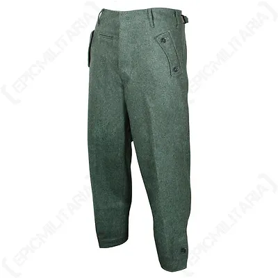 German Army ELITE PANZER TROUSERS Field Grey WW2 Repro Uniform Pants - All Sizes • $183.65