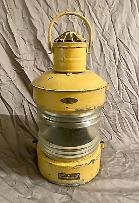 Authentic & Historically Significant 1944 Ahlemann & Schlatter Ship's Mast Light • $1500