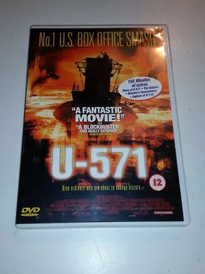 U-571 Matthew Mcconaughey Bill Paxton Region 2 B Uk Dvd Ww2 Drama • £2.99