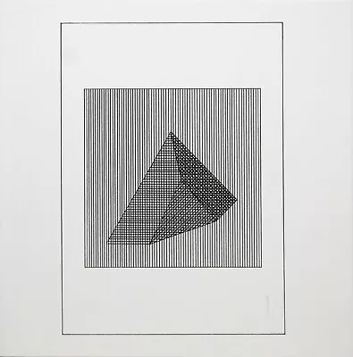 Sol LeWitt | Untitled XII From  Ficciones  | 1984 | Serigraph | Mint Condition • $125