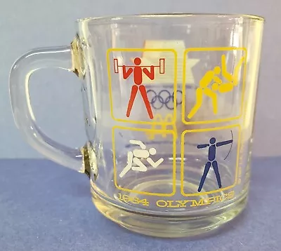Vintage 1984 McDonalds Los Angeles Olympic Coffee Mug • $4.49