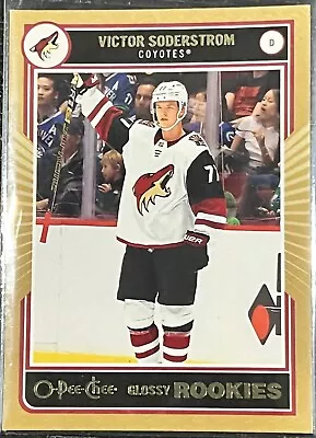 2020-21 Upper Deck Series 2 Victor Soderstrom Glossy Rookies #R-18 Copper • $4