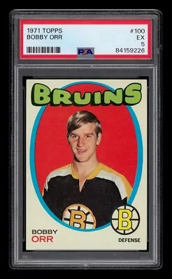 1971-72 Topps Set-Break #100 Bobby Orr PSA 5 EX • $43