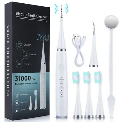 $13.99 • Buy Ultrasonic Tooth Cleaner Electric Dental Scaler Plaque Remover Teeth Whitening
