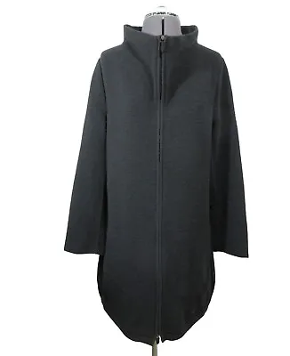 $150 • Buy Annette Gortz Women's Wool Blend Knit Full Zip Sweater Coat Jacket